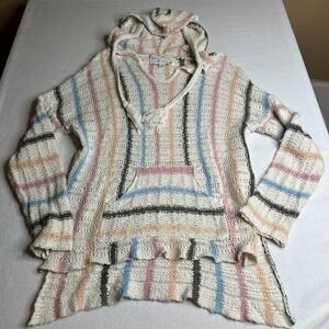Vintage Havana Womans Baja Sweater Hoodie Size Small